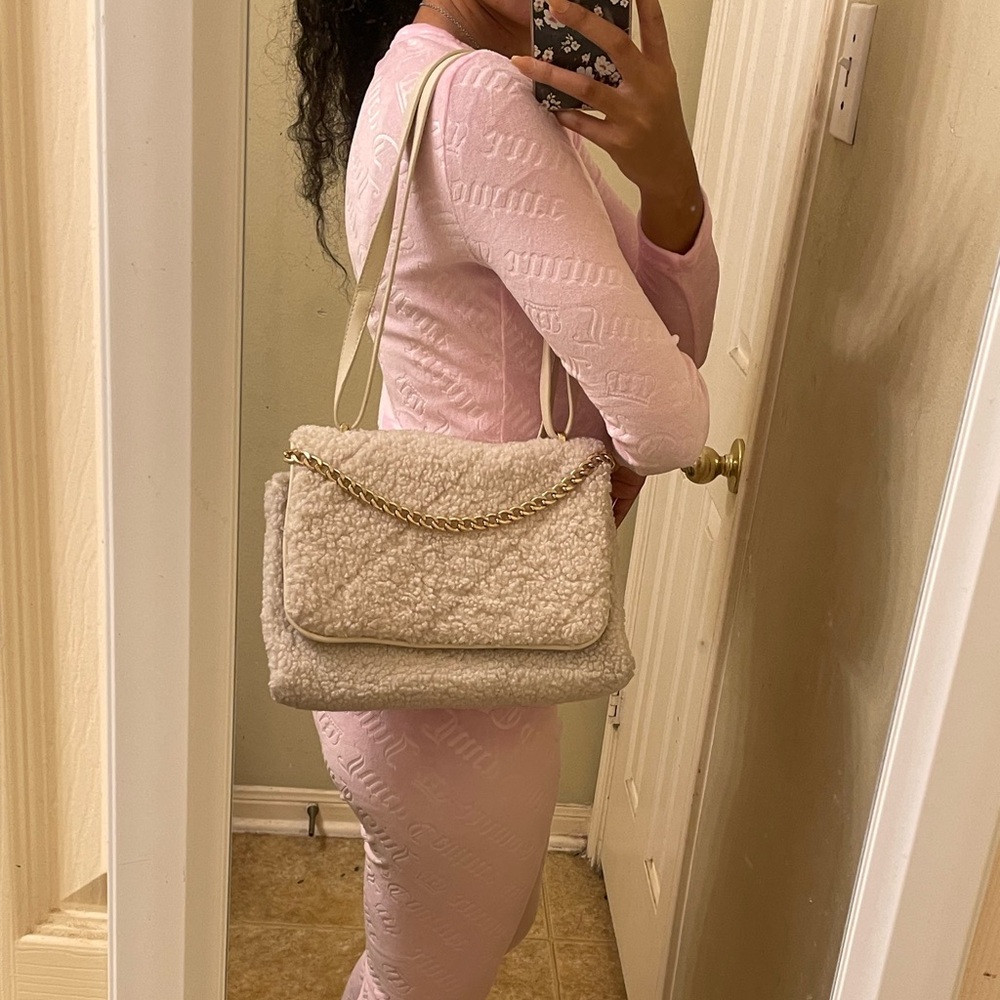 sherpa crossbody/ shoulder bag